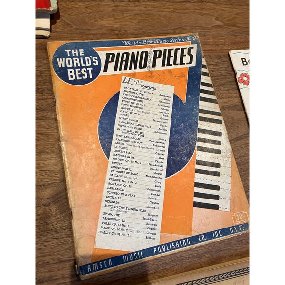 Vintage Piano Music Book Lot John Thompson Chopin Technic Is Fun Sheet Music 9 - Picture 9 of 16